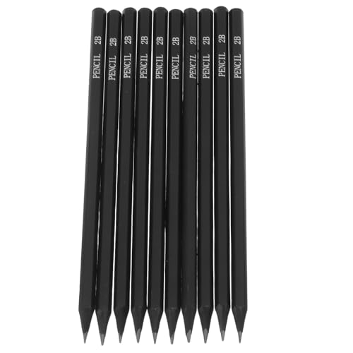 Set de 10 lápices hexagonales 2B para dibujo miniatura 1