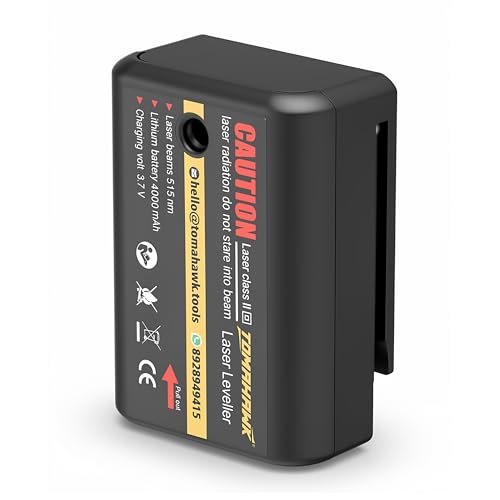 Image of TOMAHAWK Laser Level Replacement Battery Compatible with 4x360 Green Line Self-Leveling 16 Lines Green Laser Level- 1 Pack