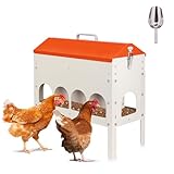 JLUHYANN15Lb Automatic Chicken Feeder, Metal Chicken Feeder...