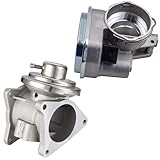 Partsline Boîtier Papillon avec Vanne EGR compatible avec A3, Ibiza III, Leon, Toledo III, Fabia I/II, Octavia I/II, Golf IV/V, Passat B6, Polo IV, Touran 1.9 2.0 TDi   Réf 038131501AN 038128063F