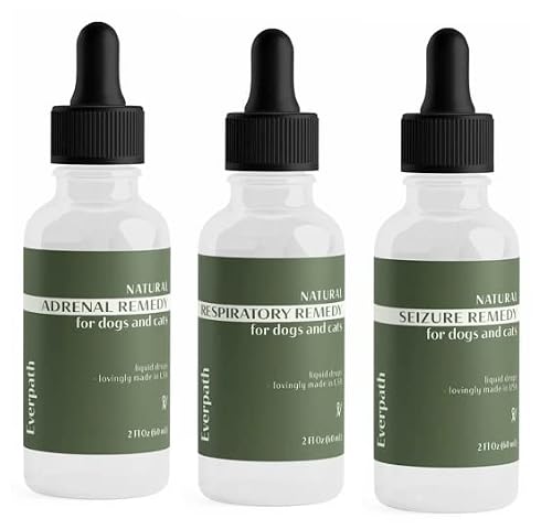 Everpath Natural Seizure, Adrenal & Respiratory Support For Cats & Dogs (3-Pack) 60 Ml / 2 Fl Oz | Safe Pet Herbal Remedy & Supplement | Natural Pet Remedy | Promotes Pet Health #TOP6