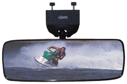 Cipa 11080 Comp Ii 4" X 11" Marine Mirror (Black) #TOP2