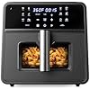 Emerson SmartVoice 10QT 6-in-1 Air Fryer, 1000+ Voice Control Commands, 100+ Recognized Food, No APP, No WIFI, No Setup, Nonstick Basket, Air Fry, Bake, Reheat, Dehydrate, 1700W