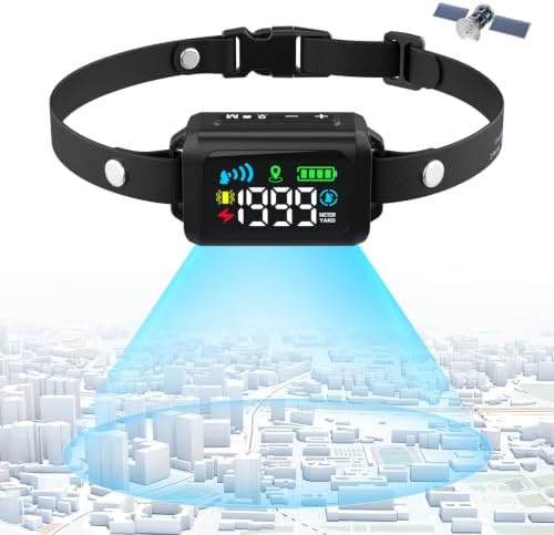 AOZOOM Wireless Dog Fence,GPS Dog Collar Fence System,for Pets Over 20Lbs