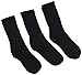 Jefferies Socks Big Boys' 9-1 Seamless Casual Crew  (Pack of 3), Black, Small
