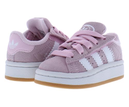 Image of adidas Campus 00s CF EL Infant /Toddler Shoes Size 5, Color: Baby Pink /White /Gum Sole
