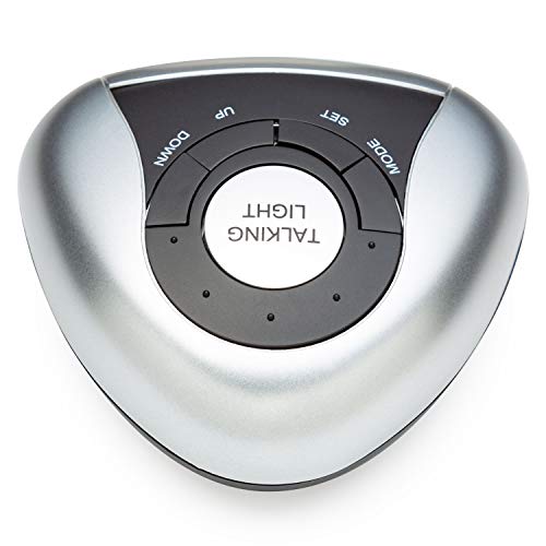 Cirbic Loud Talking Alarm Clock With Time And Temperature - For Low Vision Or Blind (Gray) (Gray) #TOP3