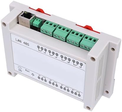 Aramox Module relais 8 canaux, contrôleur Ethernet IP RJ45 avec serveur ...