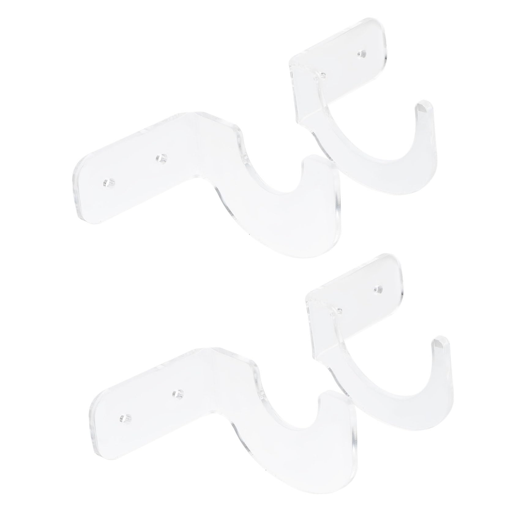 Abaodam Acrylic Baseball Bat Holder Wall Mount Display Rack for Bats for Sports Lovers