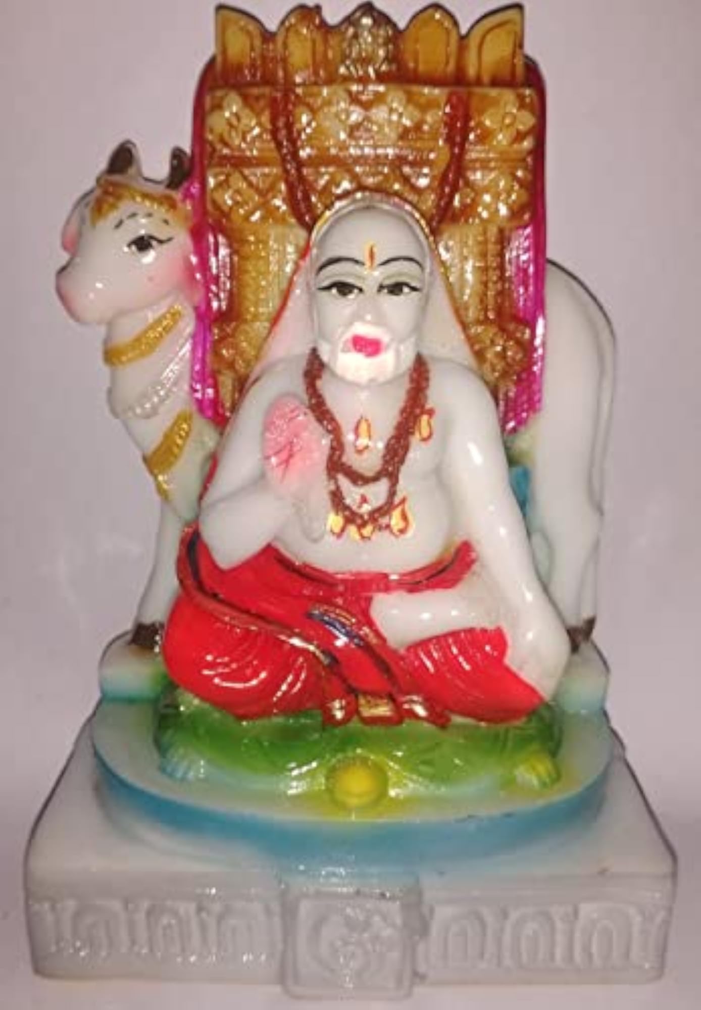 Polymarble Sri Ragavendra Idol, 14 CM