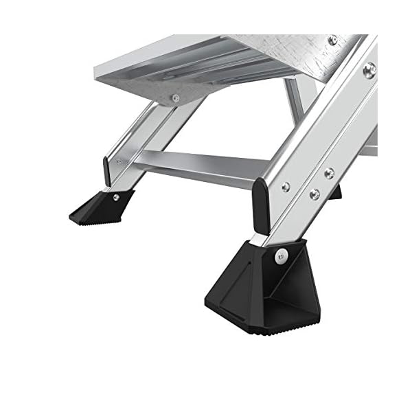 Little Giant Ladders 11902 Jumbo mit 2 Stufen, aluminiumfarben, 2 Step – Bild 16