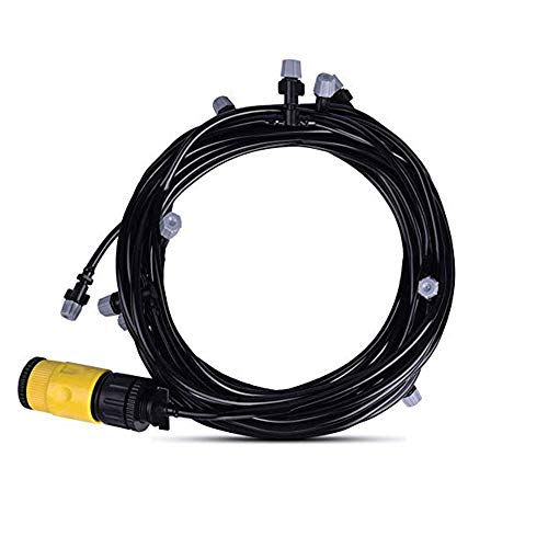 Mangueira Climatizadora Nevoa Kit Sistema Irrigacao Jardim Quintal Grama 10 M