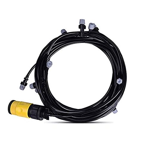 Mangueira Climatizadora Nevoa Kit Sistema Irrigacao Jardim Quintal Grama 10 M