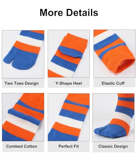 Image of Women's Solid 2 Toe Flip Flop Tabi Socks Geta Ankle Cotton 5 /6 Pairs