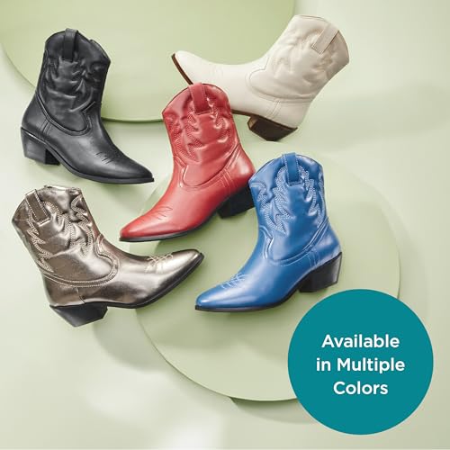 Masseys Women's Reba Mid Calf Western Boot4