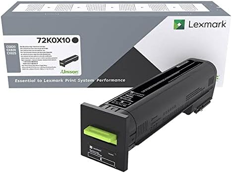 Lexmark Extra High Yield Black Toner Cartridge, 33000 Yield (72K0X10)