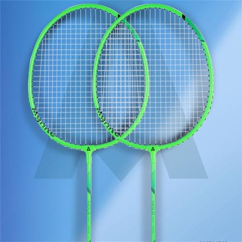 Raquette de badminton lot de 2 raquettes légères débutant