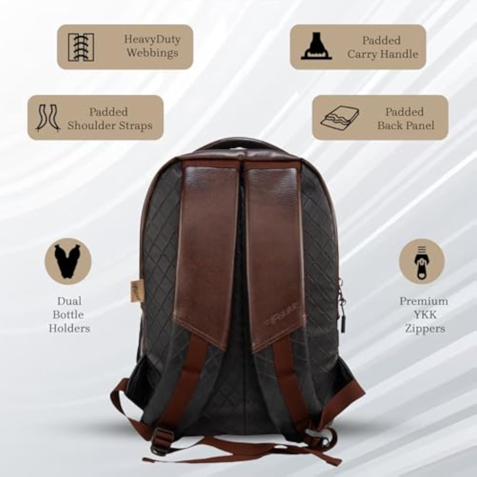 Luxur Medium Laptop Backpack for Up to 17" Laptop