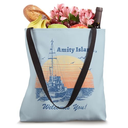 Jaws Vintage Amity Island Tote Bag miniatura 4