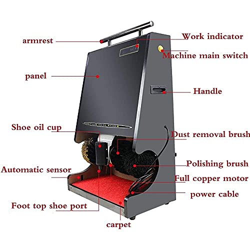 Lucidascarpe Automatica - Pulisci Suole, Lucidascarpe, Lucidascarpe elettriche di Lusso per la casa Lucidascarpe elettriche (A) (C)