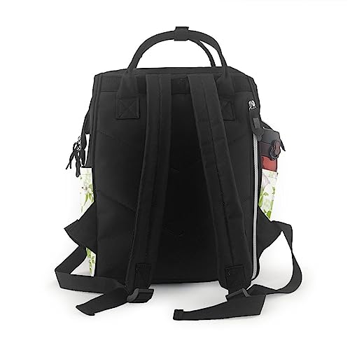 Sac à dos décontracté multicolore Morning Glory avec poche ordinateur - 3