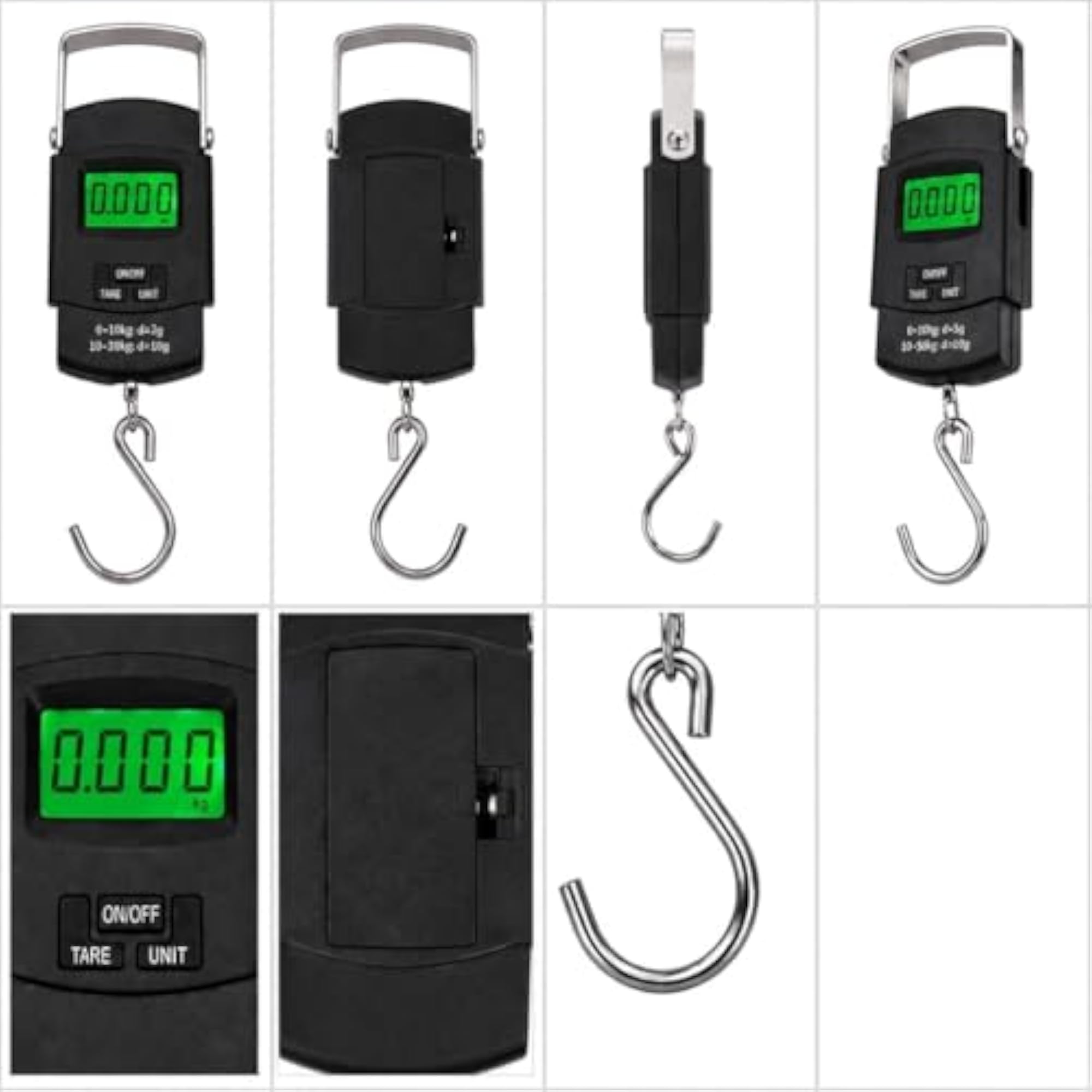 Portable Handheld Digital Hanging Hook Scale for Luggage