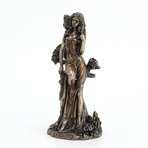 Estatua Veronese Design Blodeuwedd diosa Celta de Primavera y Flores miniatura 3