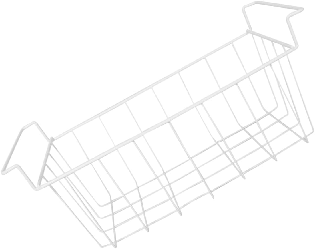 Freezer Wire Baskets Metal Storage Bins for Upright Freezers Hanging Design with Handle Maximize Space for Food Snacks Durable Secure Organizer for Kitchen