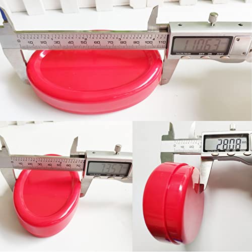 Colored Bird Magnetic Sewing Pincushion,Magnetic Pins Holder, Round Plastic Magnetic Sewing Cushion For Sewing Quilting (Red) #TOP2