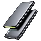 1. Una gran superficie de la linterna COB ultra brillante se añade a la parte inferior de la batería externa, la única batería portátil con este tipo de fuente de luz, se puede utilizar para viajes, exteriores, camping, iluminación de emergencia y puede proporcionar luz brillante para un tiempo extremo.