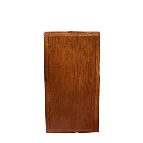 Image of Leick Home Sibley End Table, 12 inch, Rustic Oak
