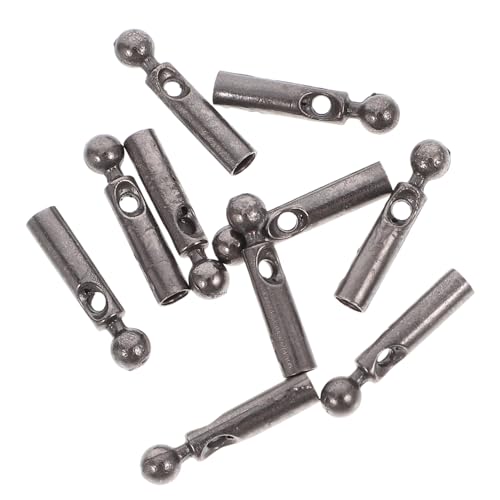 FUNOMOCYA 10個 雨傘用属製テールビーズ 耐久性のある折りたたみ傘修理部品 傘骨補修用小型ビーズ 耐摩耗性 傘補修アクセサリー