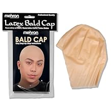 Mehron Makeup Professional Bald Cap for Adults, Men, Women | Costume Bald Cap for Halloween, Cosplay, Theatre Latex | Made in the USA