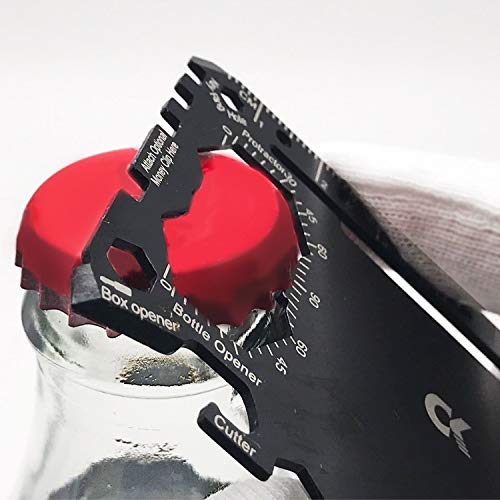 Multitool 46 In 1 Wallet Tool Stocking Stuffers Gifts For Men - Outdoor Camping Survival Accessories Multipurpose Ninja Gear Gadget For Man - Portable Every Day Carry-Christmas (No Clip) #TOP2