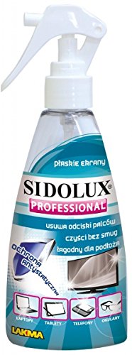 SIDOLUX PROFESSIONAL CLEANER SPRAY LCD LED PLASMA DISPLAY LAPTOP SCREENS 200ml