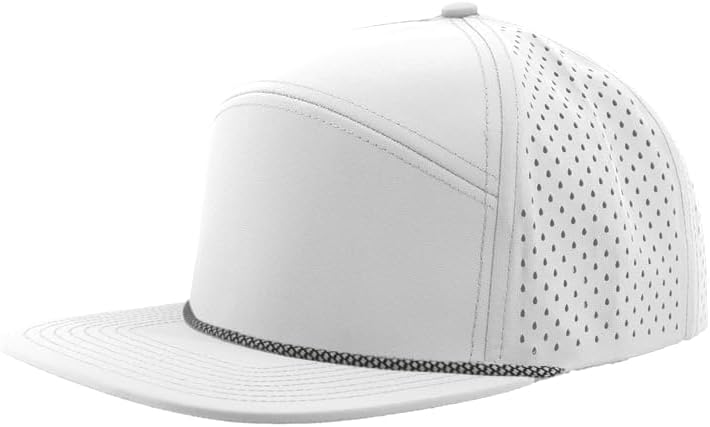 Osprey R+ Premium Medium Profile 7-Panel Rope Brim Hat | Performance Snapback Cap | Blanks for Custom Embroidery and Patches
