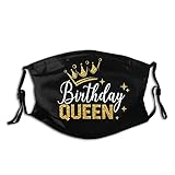 Yanghl Happy Birthday Queen Face Masks - Birthday Gifts for Women - Birthday Outfits for Women -...