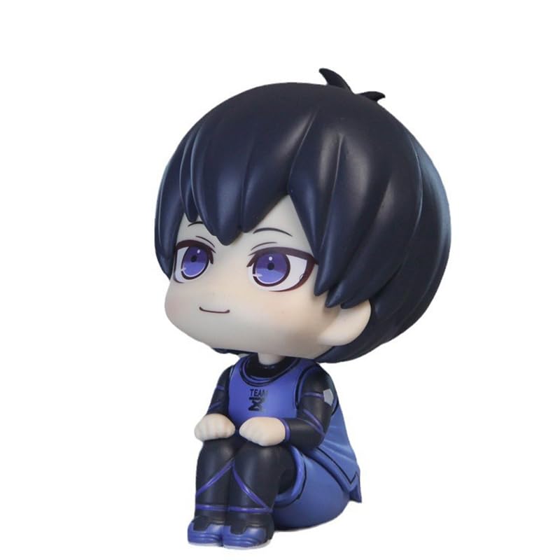 Xinchangda Isagi Yoichi Figures, Isagi Yoichi Anime Figure Statues PVC Bachira Meguru Anime Action Figurine 10CM
