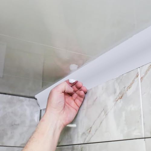 image for FdcLixuvol Peel and Stick Splash Guard for Countertop, Bathroom Sink S