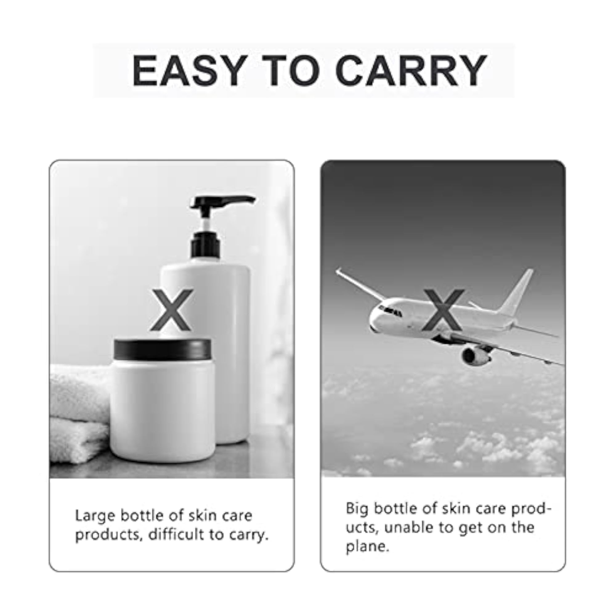 6pcs Spray Bottles 100ml Clear Empty Fine Mist Mini