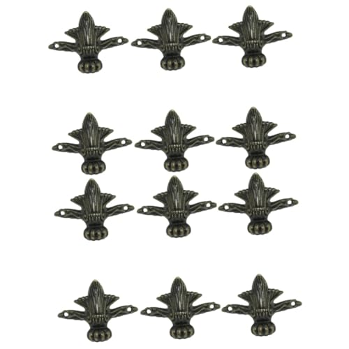 Cabilock 16 Pcs Furniture Accessories Legs Antique Decor Couch Protectors for Furniture Spoke Protector Corner Guards for Furniture Replacement Furniture Legs Silver Decor Foot Support Sofa