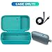 BOVKE Hard Travel Speaker Case for Bose New SoundLink Flex Speaker (2nd Gen) / Bose SoundLink Flex Bluetooth Portable Speaker, Extra Mesh Pocket for Bose Speaker Charger, Charging Cables, Turquoise