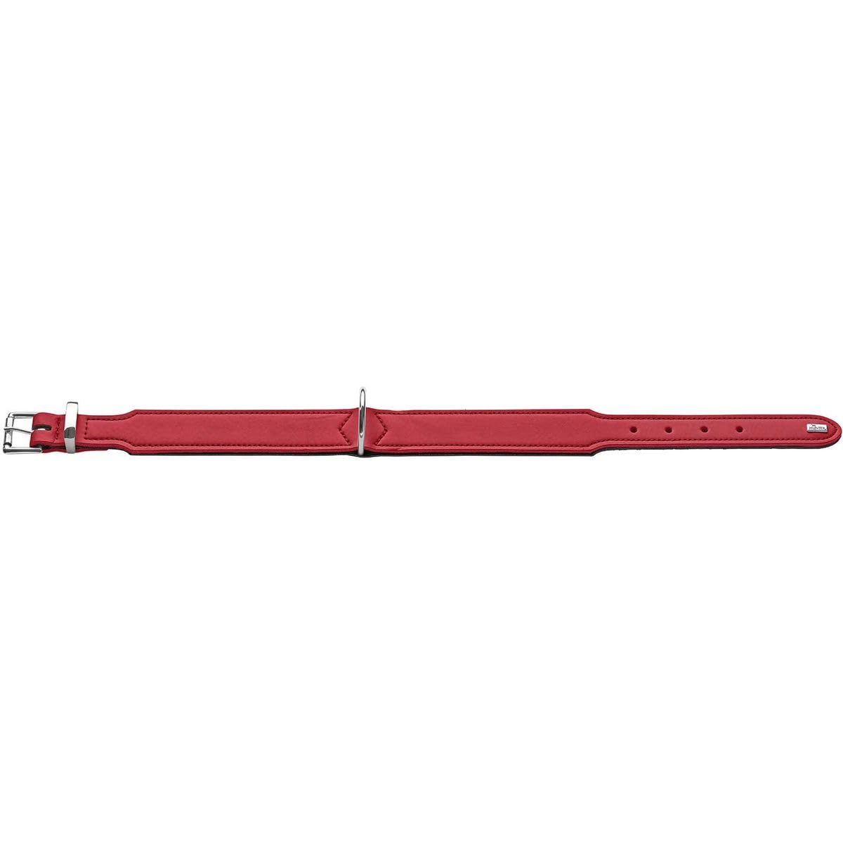Hunter 46949 Basic 60 Collier en Nickel pour Chien Rouge 47-54 cm