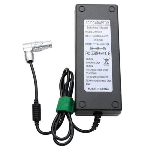 Fuente de alimentación con conector de 6 pines hembra en ángulo recto para 4K 4