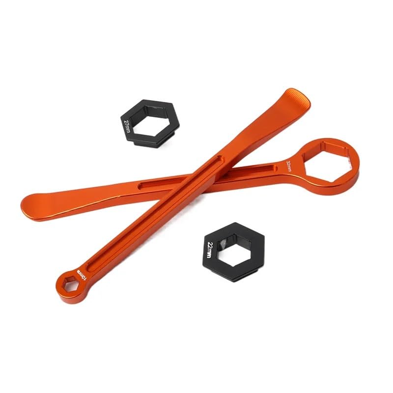 Levier de pneu moto pour outil, pour EXC SX XC CR CRF XR YZ WR TTR KX KLX RMZ RMX RM TC TE FC FE Motocross Dirt Bike MOTO(Rosso)