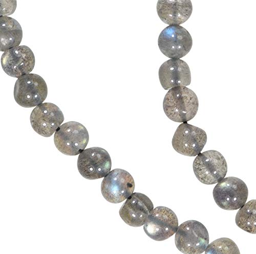 Ugems Labradorite Smooth Round Beads Strand 6Mm #TOP2