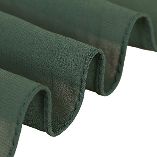 Image of LMVERNA Solid Color Bubble Chiffon Scarf for Women Fashion Soft Hijab Long Scarf Wrap Scarves