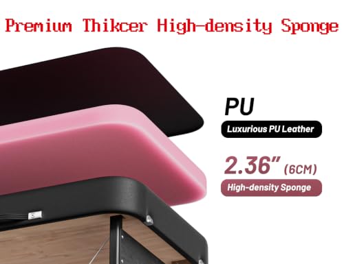 Image of 2 Fold Professional Massage Table Portable Hold Up 1100LBS All Black