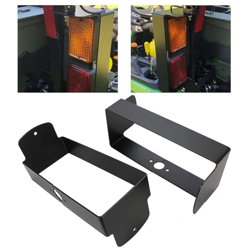 ECOTRIC Brush Light Guards Compatible with John Deere JD 1023 1025R 1026R 2025R Replacement for BLV10400