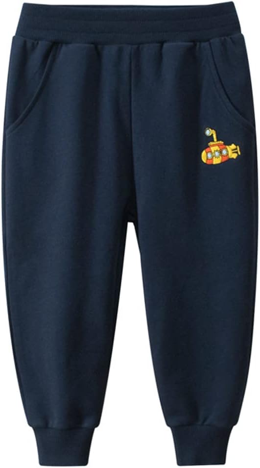 Toddler Boys Sweatpants Kids Sport Jogger Pants Cotton Active Pants Multipack - Image 2